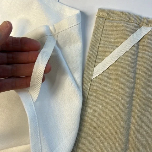 MUDPIE Tassel Towels SET of 2 Santa Merry Christmas Embroidery hostess gift NEW - Picture 13 of 17